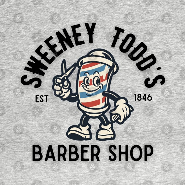 Sweeney Todd, vintage Barber, Est 1846 by Teessential